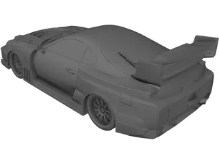 Toyota Supra MK4 3D Model preview
