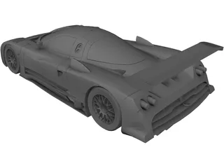 Nissan R390 GT-1 3D Model preview