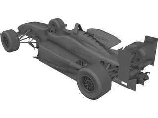 Dallara Formula 3 3D Model preview