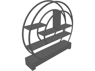 Shelf Very Modern 3D Model preview