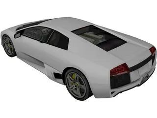 Lamborghini Murcielago LP640 3D Model preview