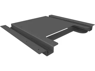 TV Rack 3D Model preview