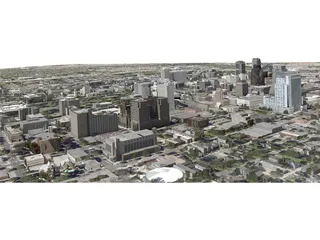 Sacramento City 3D Model preview
