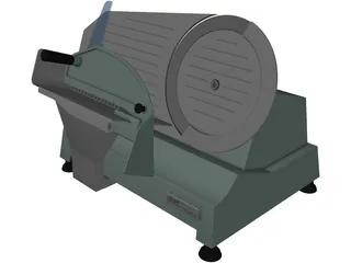 Meat Slicer 3D Model preview
