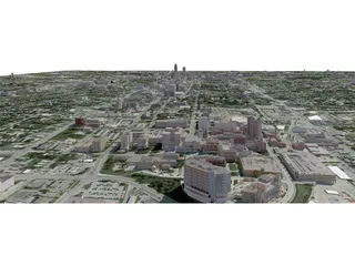 Omaha City 3D Model preview