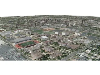 Springfield City 3D Model preview
