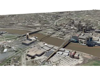 Shreveport City 3D Model preview