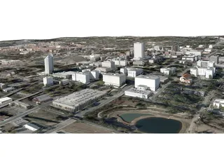 Tallahassee City 3D Model preview