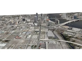 Jacksonville City 3D Model preview