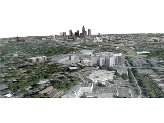 Charlotte City 3D Model preview