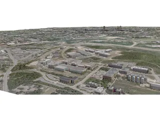 Raleigh City 3D Model preview