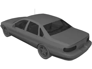 Chevrolet Impala SS (1995) 3D Model preview