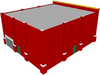 Urban Building 3D Model preview