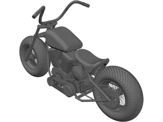 Turk Motorcycle 3D Model preview