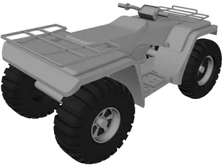 Honda Rancher 3D Model preview