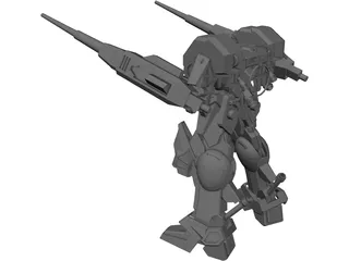 Gundam Centurion 3D Model preview