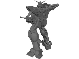 Gundam Light 3D Model preview