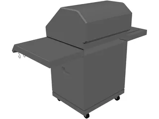 BBQ Grill 3D Model preview