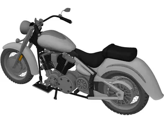 Yamaha FJ1100 (1979) 3D Model preview