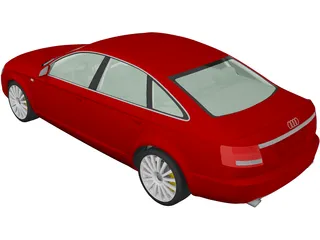 Audi A6 3D Model preview