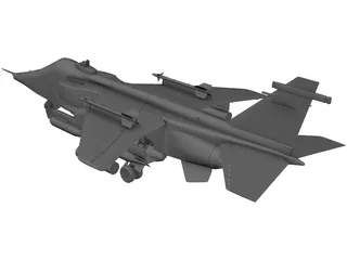 Jaguar GR1 3D Model preview