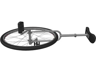 Unicycle 3D Model preview