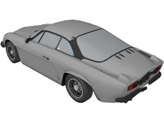 Renault Alpine A110 3D Model preview