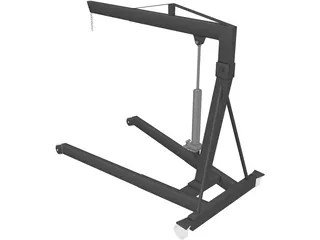 Engine Hoist 3D Model preview