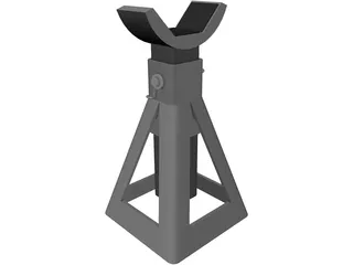 Jack Stand 3D Model preview