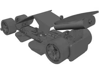 Controlled Car 3D Model preview