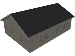 Ranch House [+Interior] 3D Model preview