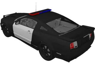 Ford Mustang Saleen Barricade 3D Model preview