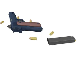 M1911 Load Out 3D Model preview