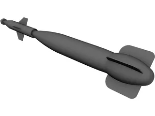GBU-16 Laser Guided Weapon 3D Model preview