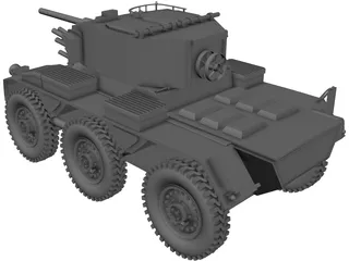 Saladin Tank 3D Model preview