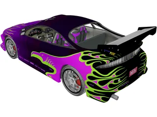 Mitsubishi Eclipse [Tuned] 3D Model preview