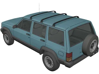 Jeep Grand Cherokee (1980) 3D Model preview