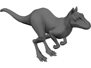 Kangaroo 3D Model preview