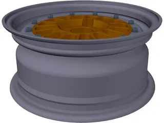 VA Wheel 6x13 3D Model preview
