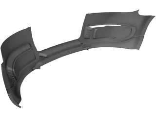 Body Bumper Audi 3D Model preview