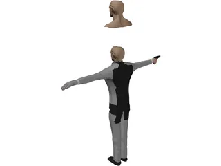 Daniel Craig James Bond Model 3D Model preview