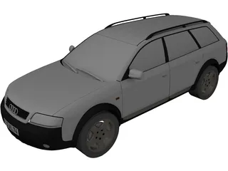 Audi Allroad 3D Model preview