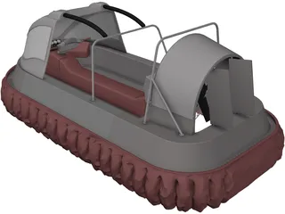 Hovercraft GTX 3D Model preview