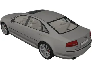 Audi A8 (2008) 3D Model preview