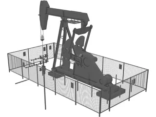 Jack Pump TECSA 3D Model preview