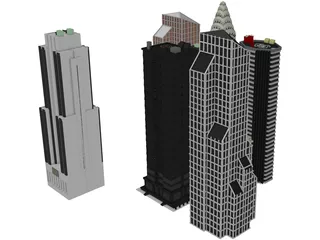 Buildings 3D Model preview