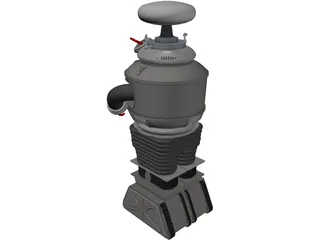 Lost in Space Robot 3D Model preview