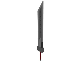 Buster Blade 3D Model preview