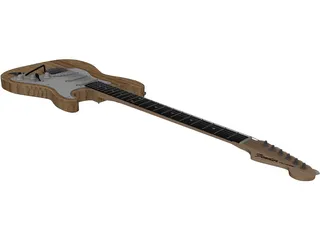 Fender Stratocaster Electric Guitar 3D Model preview