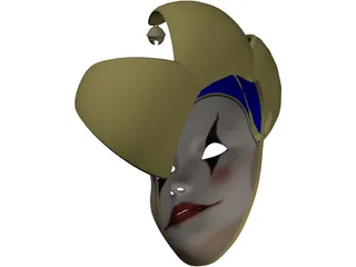 Jolly Mask 3D Model preview